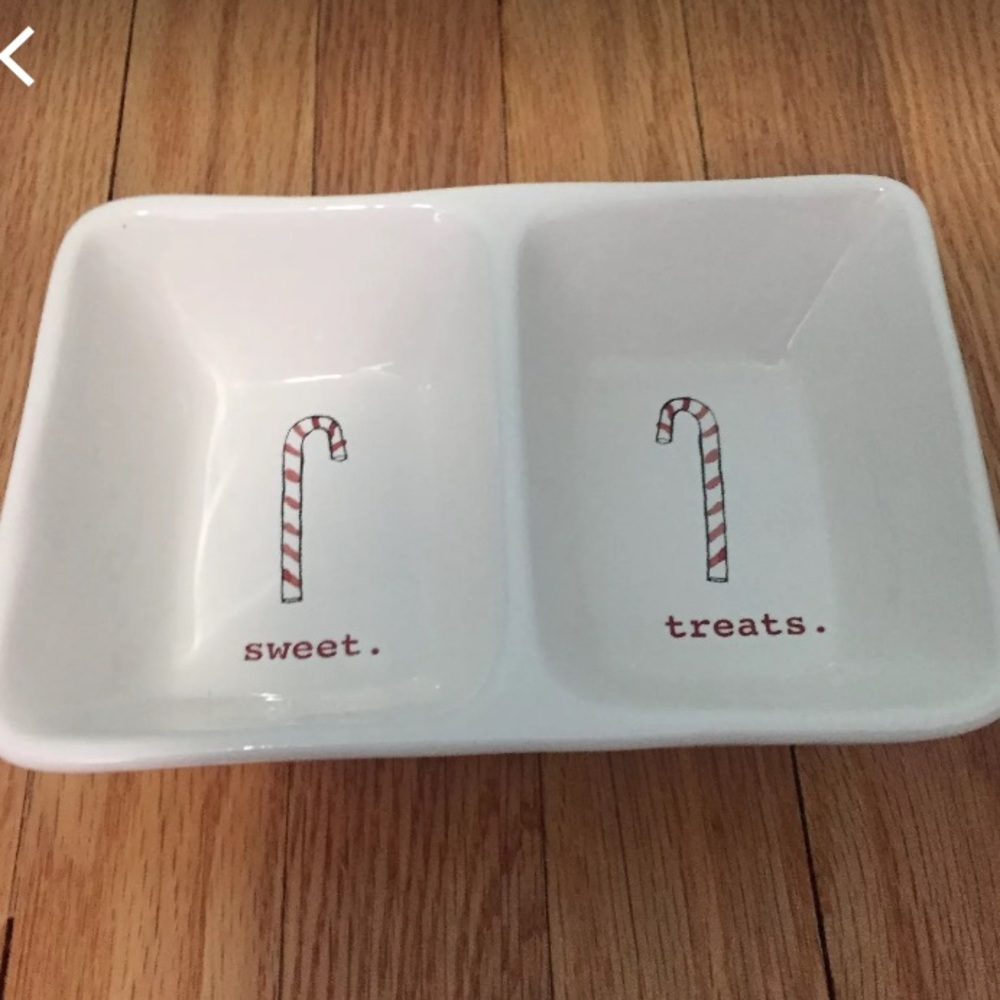 Rae Dunn sweet treats Christmas Dish